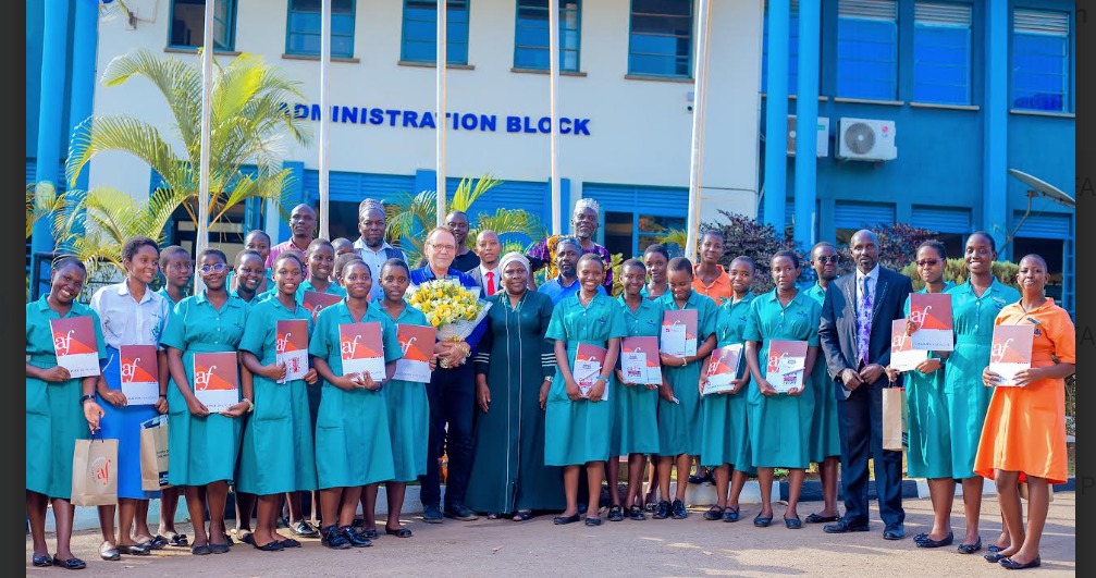 JULY 2024- Nabisunsa Girls' Secondary School students receive their DELF Diplomas issued by French Ministry Of Education through Alliance Française de Kampala